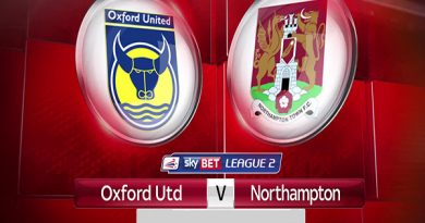 Oxford Utd vs Northampton (01h45 ngày 10/10: Cúp League Trophy)