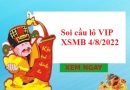 Soi cầu lô VIP KQXSMB 4/8/2022 hôm nay