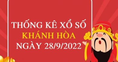 Thống kê xổ số Khánh Hòa ngày 28/9/2022 thứ 4 hôm nay