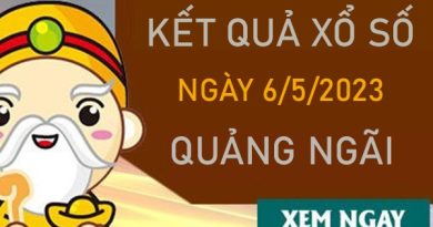 Dự đoán XSQNG 6/5/2023 soi cầu VIP Quảng Ngãi