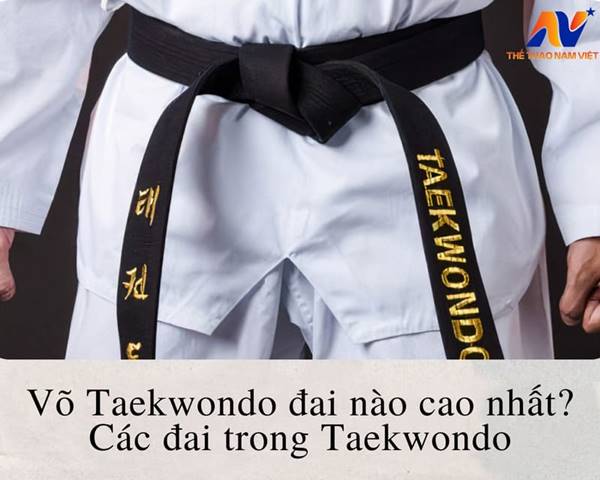 Các cấp độ cụ thể dựa theo màu đai Teakwondo